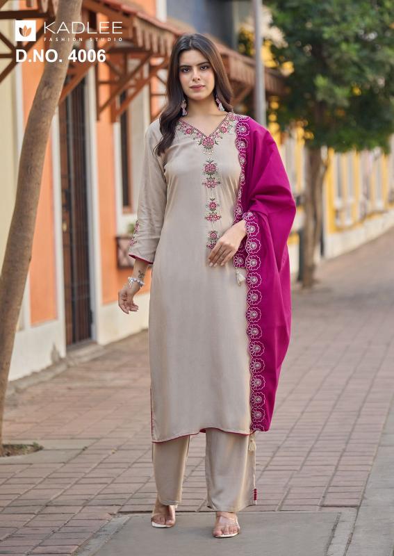 Kadlee sangini 3pcs best designer kurtis mumbai wholesale